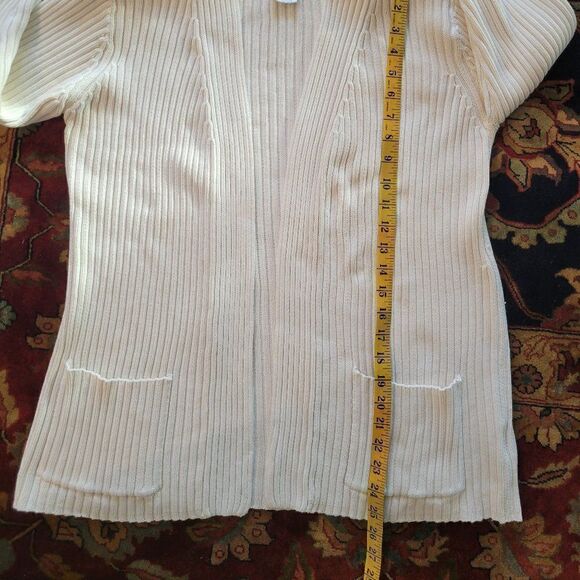 Pierre‎ Cardin vintage cardigan size large size L 100% cotton. - Picture 7 of 8